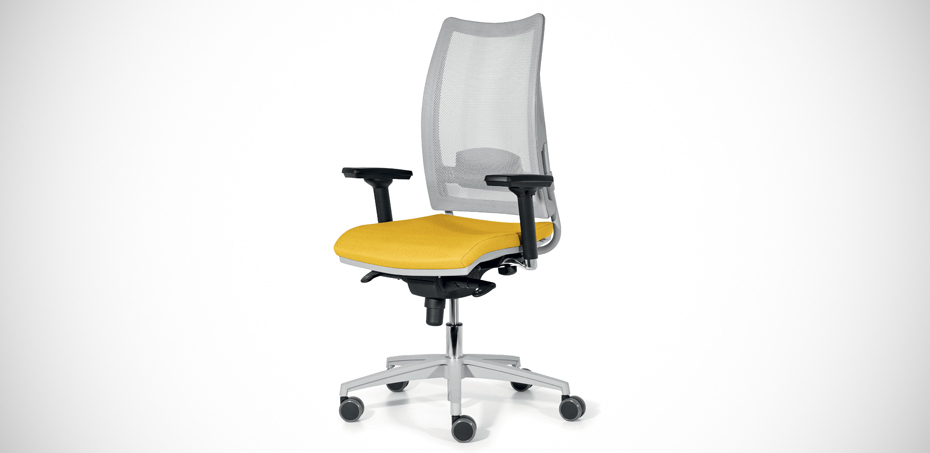 Sedia per Ufficio ergonomica in Rete Overtime di Luxy Design