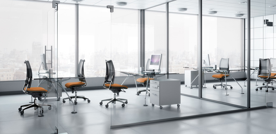 Sedia per Ufficio ergonomica in Rete Overtime di Luxy Design